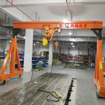 无轨龙门吊行走运行视频   无轨龙门架是如何工作的